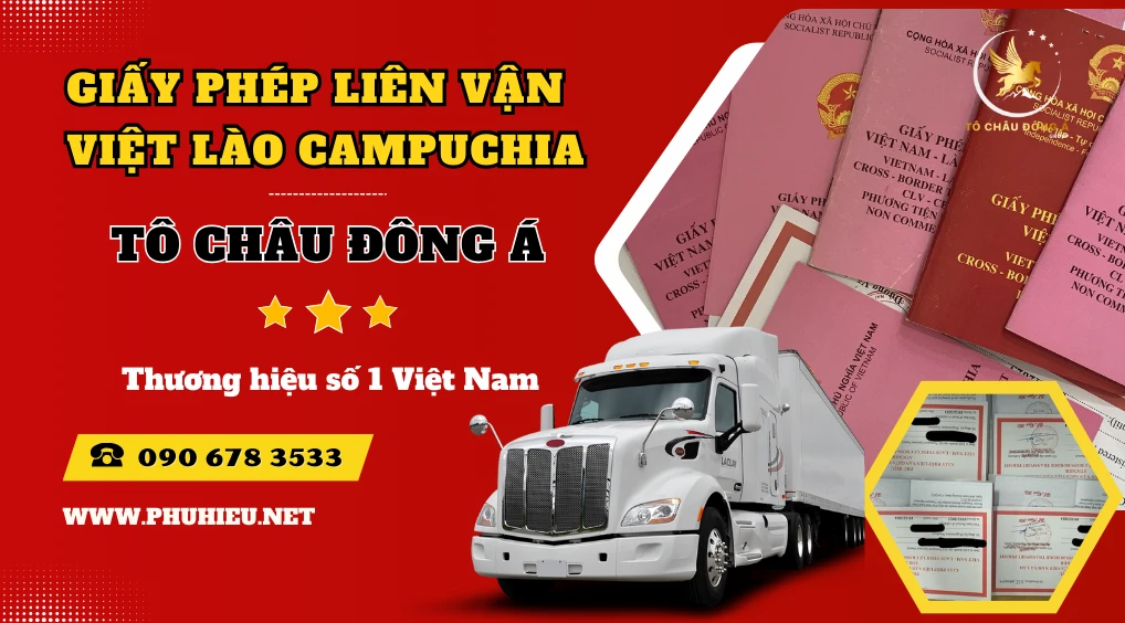 Giấy phép liên vận việt Lào Campuchia