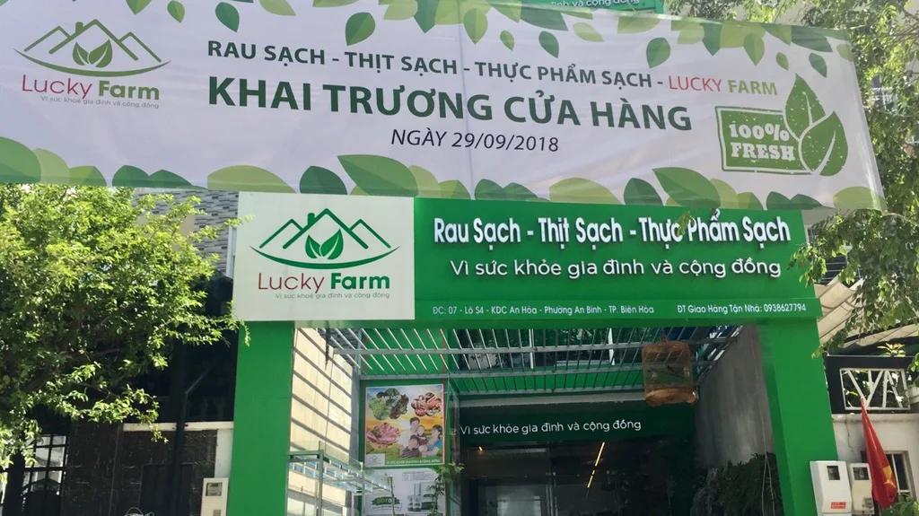 Rau sạch - thịt sạch - thực phẩm sạch Lucky Farm