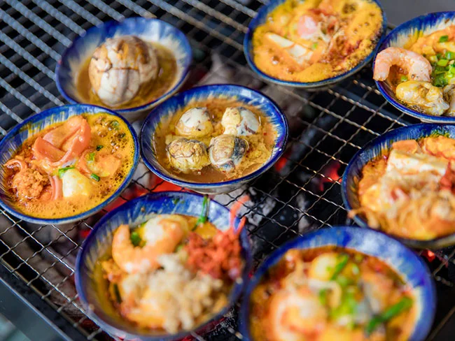 Chén trứng vọt lộn Phô Mai