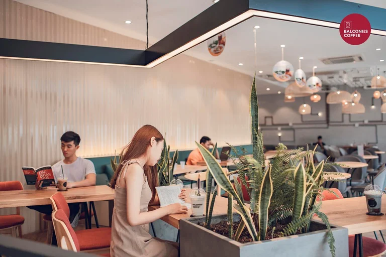 Balconies Coffee Biên Hòa không gian đẹp