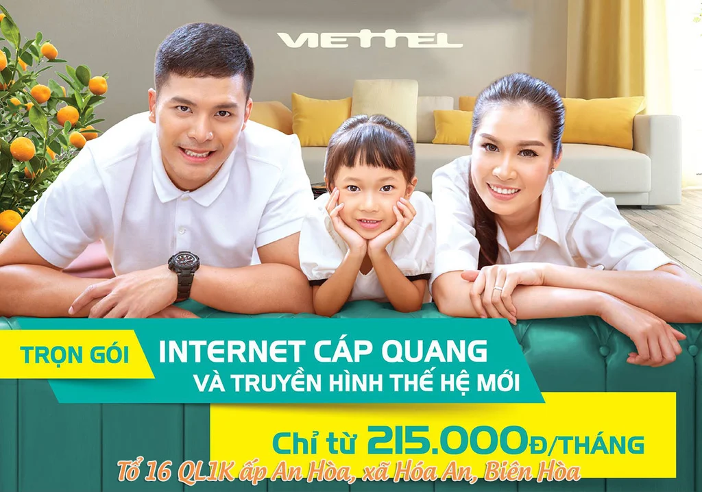 Cửa hàng Viettel tại Tổ 16 QL1K ấp An Hòa, xã Hóa An, Biên Hòa