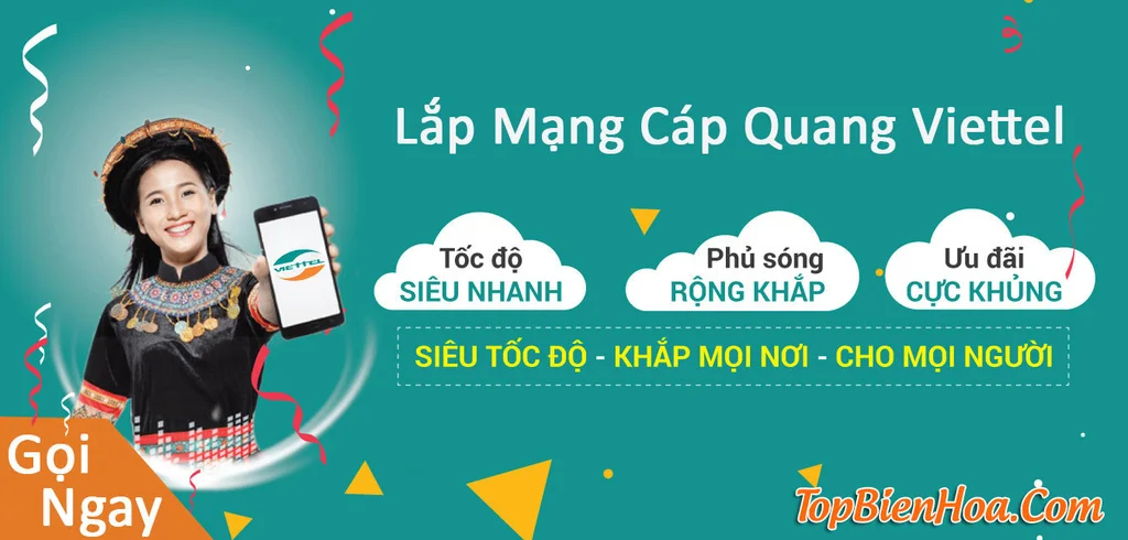 Top 4 địa điểm viễn thông Viettel lắp đặt mạng Nổi Tiếng Nhất Biên Hòa