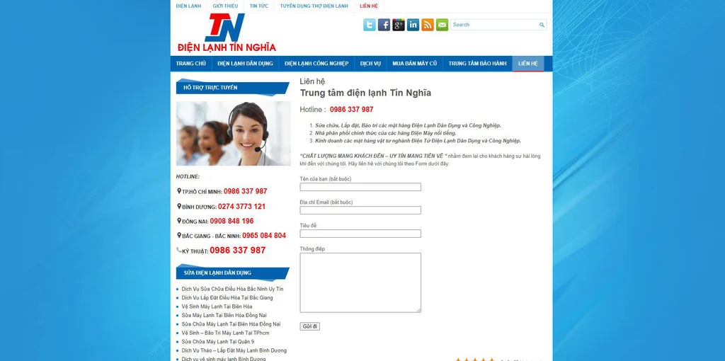 Điện Lạnh Tín Nghĩa