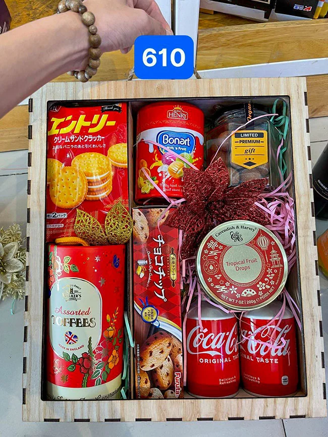 Giỏ quà biếu tết đẹp Bubu Fresh Biên Hòa