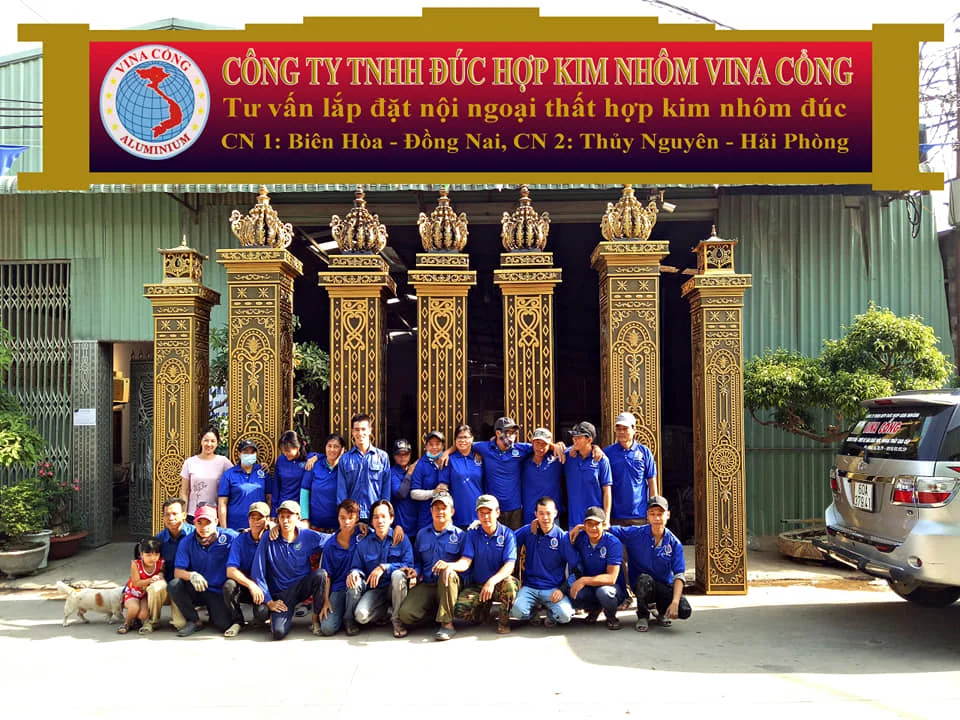 Giới thiệu Công Ty TNHH Đức Hợp Kim Vina Cổng