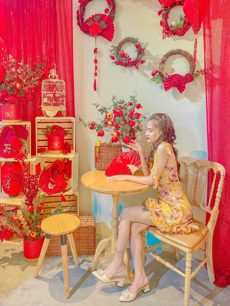 Selfie tại Nali Coffee & Tea