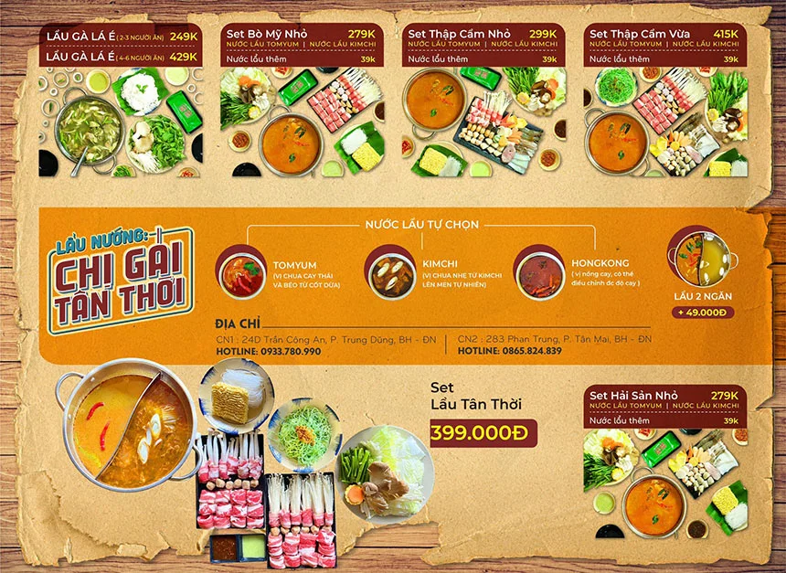 Quán Lẩu Nướng Chị Gái Tân Thời