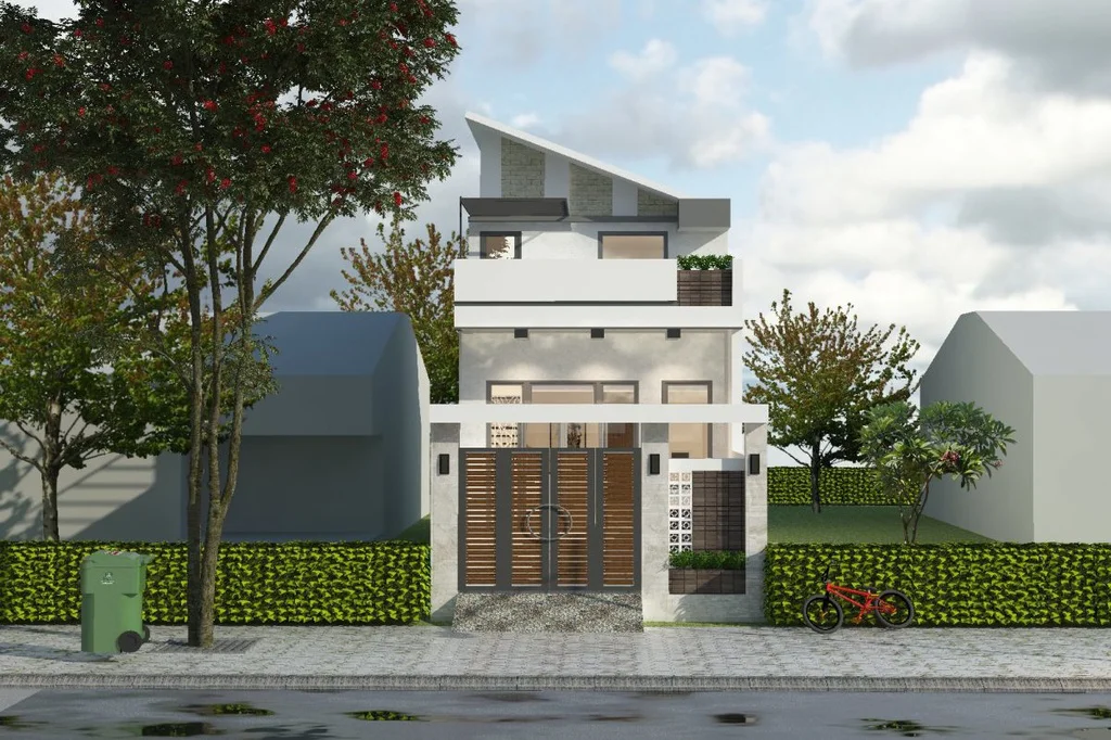 Thiết kế nhà cấp 4 có gác lửng